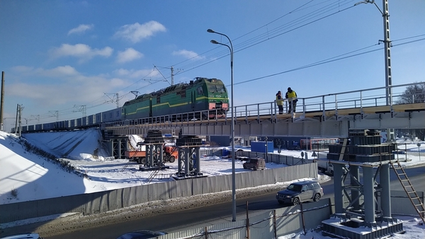 Временный Пулковский путепровод Временный Пулковский путепровод